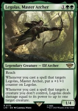 Legolas, Master Archer LTR-173 Rare Excellent Englisch Foil