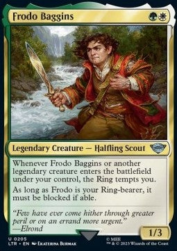 Frodo Baggins LTR-205 Uncommon Near Mint Englisch Foil