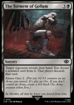 The Torment of Gollum LTR-110 Common Near Mint Englisch Foil
