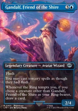 Gandalf, Friend of the Shire (V.2) XLTR-401 Uncommon Excellent Englisch Foil