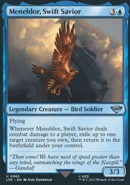 Meneldor, Swift Savior LTR-62 Uncommon Near Mint Englisch
