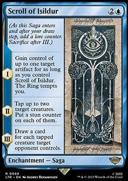 Scroll of Isildur LTR-69 Rare Near Mint Englisch Foil