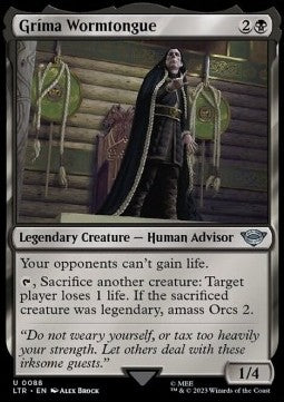 Gríma Wormtongue LTR-88 Uncommon Near Mint Englisch Foil
