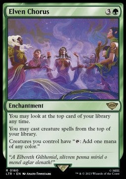 Elfische Gesänge LTR-160 Rare Excellent Deutsch Foil