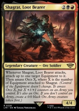 Shagrat, Loot Bearer LTR-228 Rare Near Mint Englisch