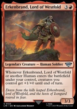 Erkenbrand, Lord of Westfold LTR-123 Uncommon Near Mint Englisch