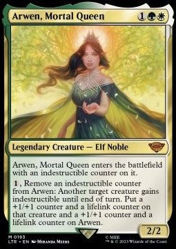 Arwen, Mortal Queen LTR-193 Mythic Excellent Englisch