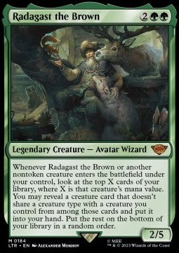 Radagast the Brown LTR-184 Mythic Near Mint Englisch Foil