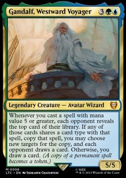 Gandalf, Westward Voyager LTC-6 Mythic Near Mint Englisch Foil