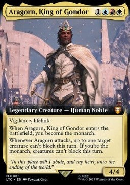 Aragorn, King of Gondor XLTC-85 Mythic Excellent Englisch Foil