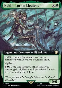 Haldir, Lórien Lieutenant XLTC-122 Rare Near Mint Englisch