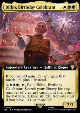 Bilbo, Birthday Celebrant XLTC-131 Rare Excellent Englisch