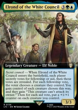 Elrond of the White Council XLTC-134 Rare Near Mint Englisch