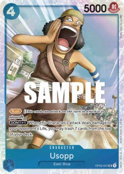Usopp (OP03-041) (V.1) OP03 Super Rare Good Englisch