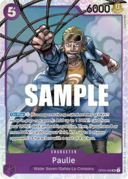 Paulie (OP03-066) (V.1) OP03 Super Rare Excellent Englisch