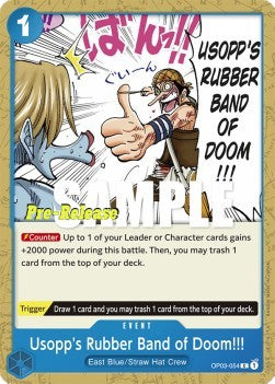 Usopp's Rubber Band of Doom!!! (OP03-054) OP03P Common Near Mint Englisch