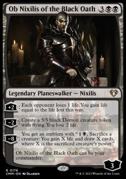Ob Nixilis of the Black Oath CMM-176 Rare Excellent Englisch