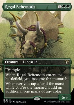 Regal Behemoth XCMM-651 Rare Excellent Englisch Foil