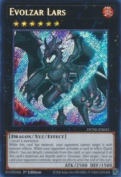 Evolzar Lars (V.1) DUNE-043 Secret Rare Near Mint Deutsch 1. Auflage