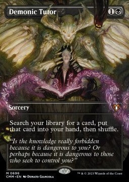 Dämonischer Tutor (V.2) XCMM-696 Mythic Near Mint Deutsch