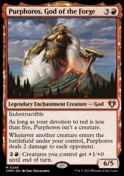 Purphoros, God of the Forge CMM-246 Mythic Good Englisch
