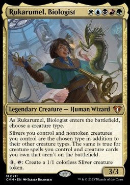 Rukarumel, Biologist (V.1) XCMM-711 Mythic Near Mint Deutsch Foil