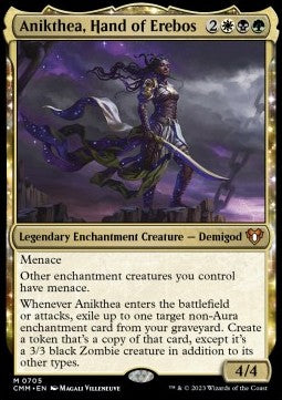 Anikthea, Hand of Erebos (V.1) XCMM-705 Mythic Excellent Deutsch Foil