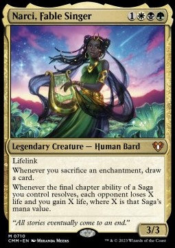 Narci, Fable Singer (V.1) XCMM-710 Mythic Near Mint Deutsch Foil