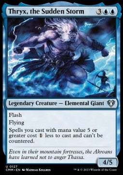 Thryx, the Sudden Storm CMM-127 Uncommon Excellent Englisch
