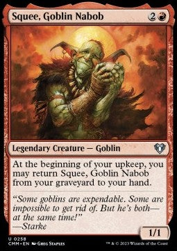 Squee, Goblin-Nabob CMM-258 Uncommon Near Mint Deutsch