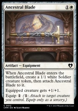 Ancestral Blade CMM-12 Common Excellent Englisch Foil