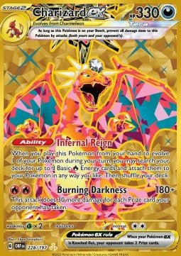 Charizard ex OBF-228 Secret Rare Excellent Englisch GSG 8,0