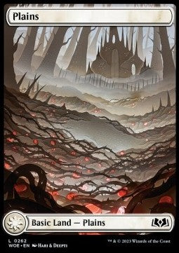 Plains WOE-262 Land Near Mint Englisch Foil