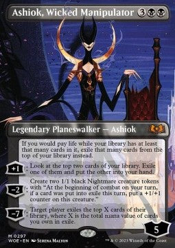 Ashiok, Wicked Manipulator XWOE-297 Mythic Near Mint Englisch Foil