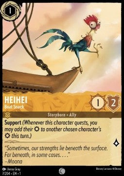 Heihei - Bootssnack 1TFC-7 Common Near Mint Deutsch Foil
