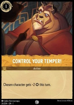 Halten Sie Ihr Temperament Im Zaum! 1TFC-26 Common Boosterfrisch Deutsch Foil