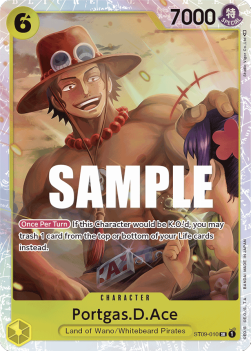 Portgas.D.Ace (ST09-010) ST-09 Super Rare Near Mint Englisch