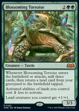 Blossoming Tortoise WOE-163 Mythic Good Englisch