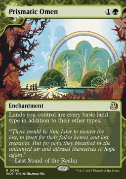 Prismatic Omen WOT-60 Rare Near Mint Englisch