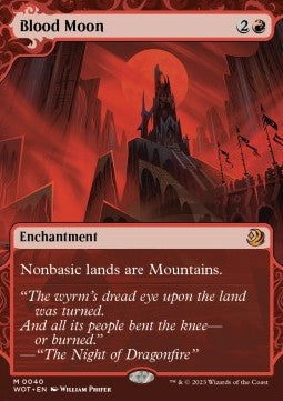Blood Moon WOT-40 Mythic Near Mint Englisch Foil
