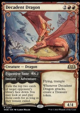 Decadent Dragon // Teurer Geschmack XWOE-287 Rare Near Mint Deutsch Foil
