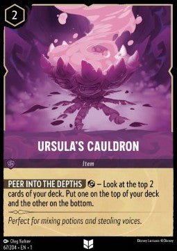 Ursulas Kessel 1TFC-67 Uncommon Boosterfrisch Deutsch Foil