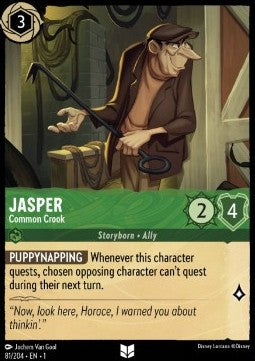 Jasper - Gewöhnlicher Ganove 1TFC-81 Uncommon Boosterfrisch Deutsch Foil