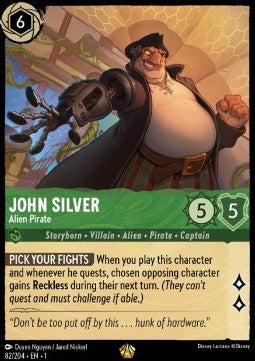 John Silver - Außerirdischer Pirat 1TFC-82 Legendary Excellent Deutsch