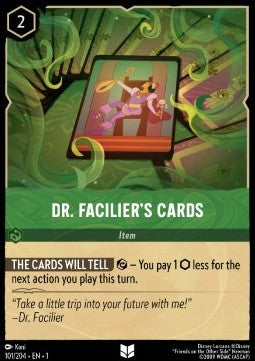 Dr. Faciliers Karten 1TFC-101 Uncommon Boosterfrisch Deutsch Foil