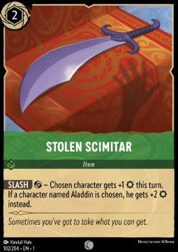 Stolen Scimitar 1TFC-102 Common Boosterfrisch Englisch Foil