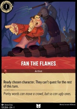 Entfacht Das Feuer! 1TFC-131 Uncommon Boosterfrisch Deutsch Foil