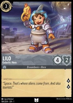 Lilo - Galaktische Heldin 1TFC-184 Uncommon Boosterfrisch Deutsch Foil