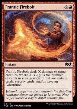 Frantic Firebolt WOE-130 Common Near Mint Englisch