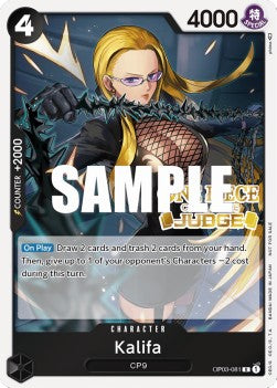 Kalifa (OP03-081) JDG Rare Near Mint Englisch
